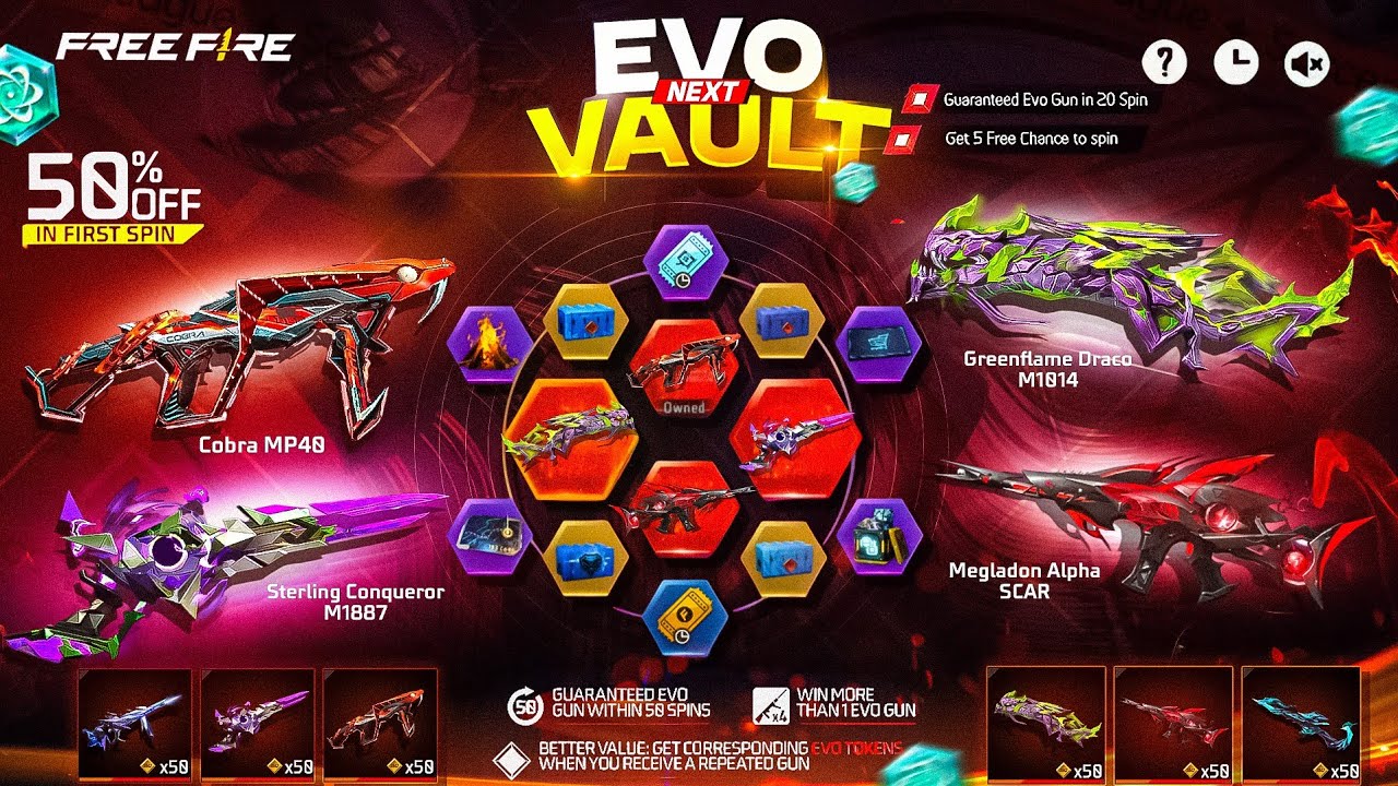 Next Evo Vault 100% Confirmed-🇮🇳🔥| Golden Shade Bundle Return | Upcoming New Events Free Fire