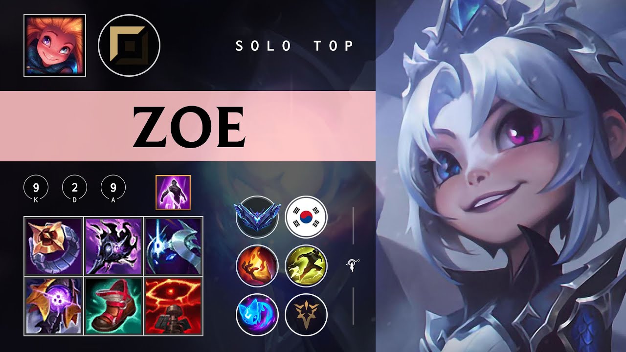 Zoe Top vs Jax - KR Diamond Patch 26.01