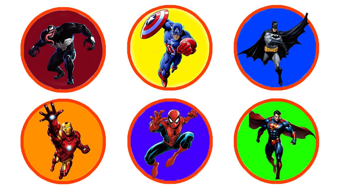 SPIN WHEEL SUPERHERO AVENGERS TEAM SPIDERMAN, THOMAS 🆚 VENOM,IRON MAN | LIVE ACTION STORY