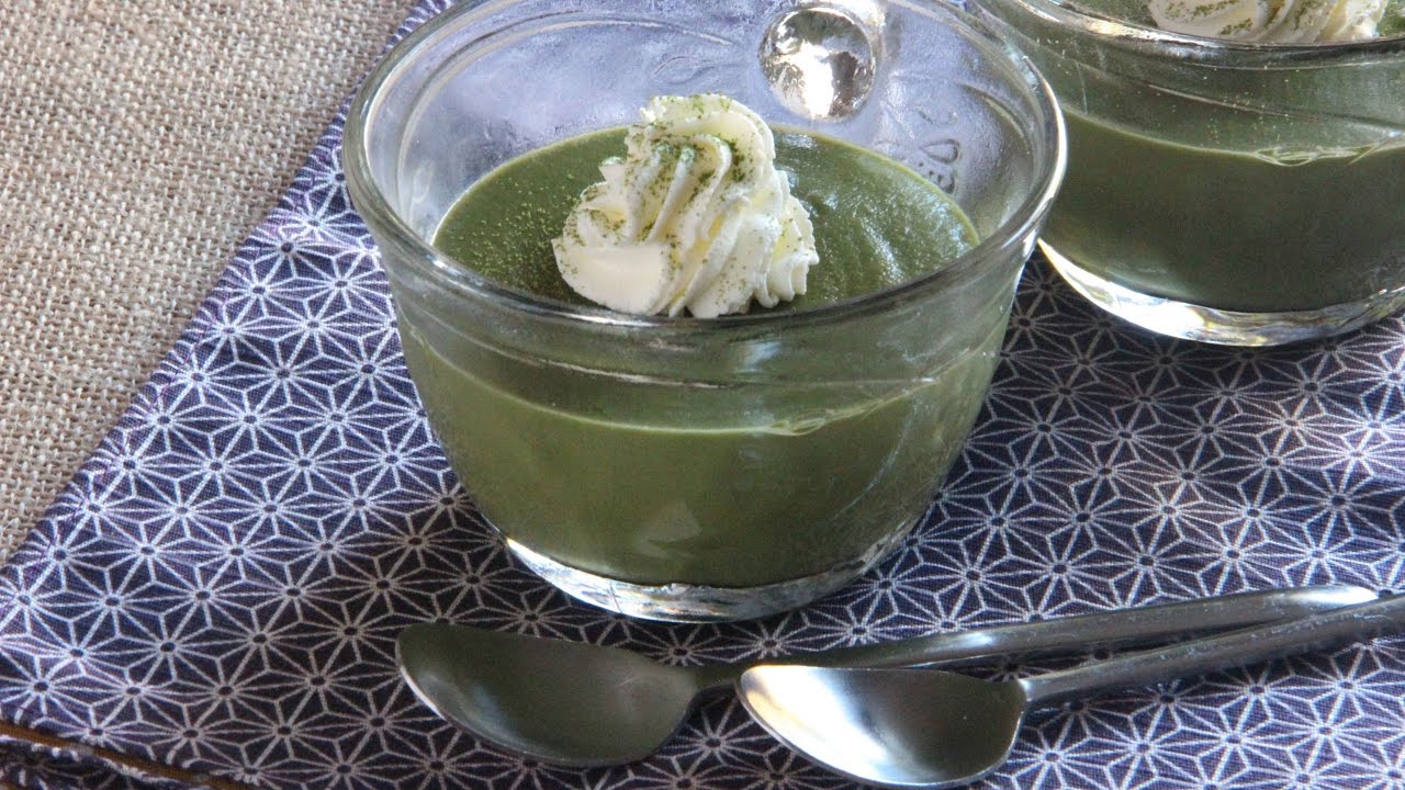 Matcha Pudding Recipe - Japanese Cooking 101