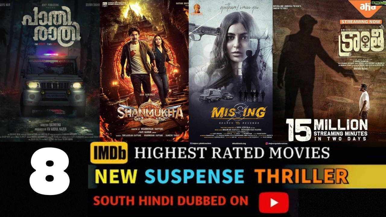 Top 8 Murder Mystery Crime Thriller Movies on YouTube