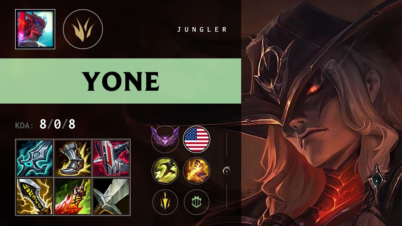 Yone Jungle vs Jarvan IV - NA Master Patch 26.14
