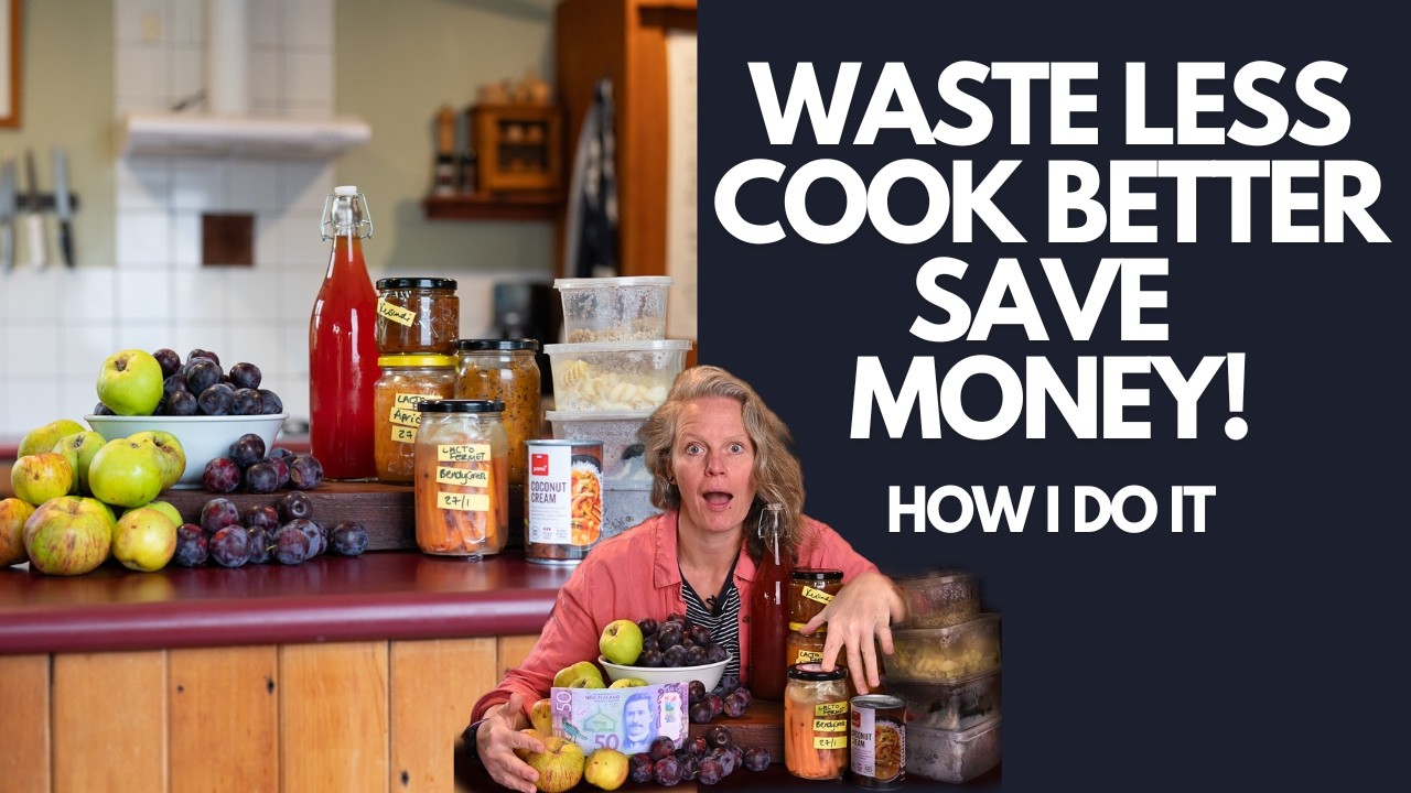 Waste Less, Cook Better, Save Money. Ways to Cut Down on Kitchen Waste