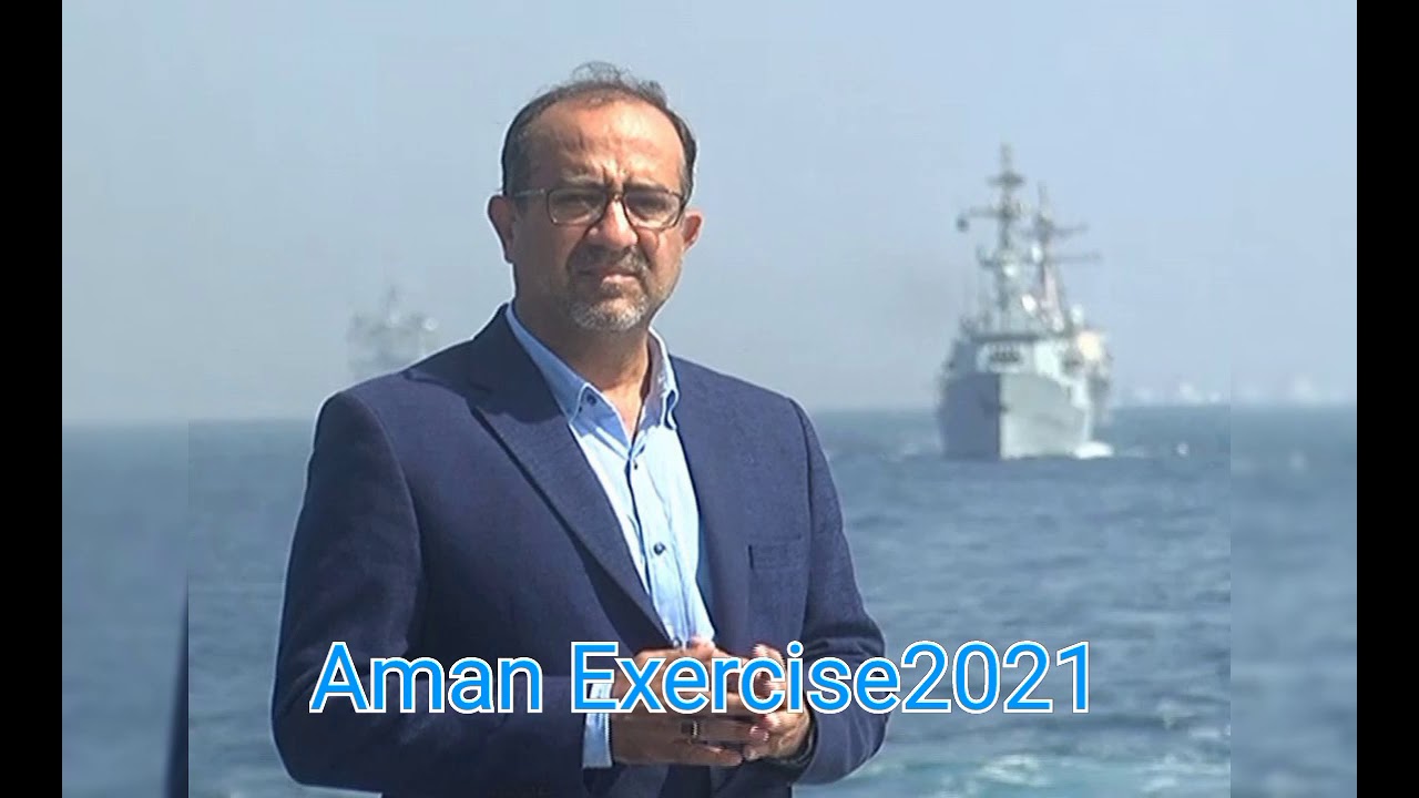 journalist Samar Abbas At ArabianSea #AmanExercise2021