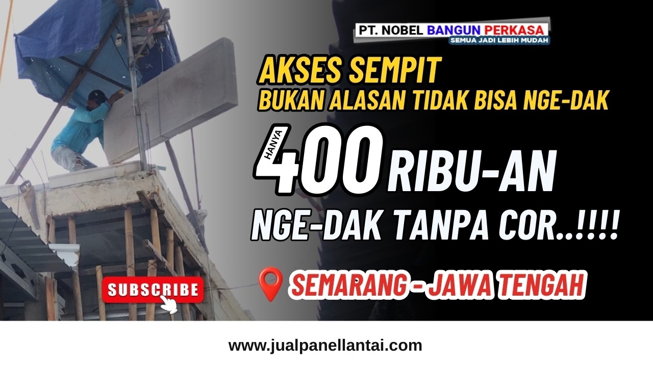🔥60m² Cuma 1 Hari! Ngedak di Gang Sempit Semarang Mulai Rp 400 Ribuan/m²!