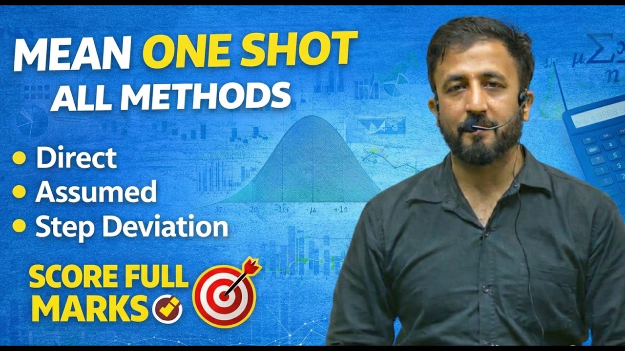 Mean Complete Chapter in One Shot ⚡Class 10 Maths Statistics | Score Full Marks | Shastra Science