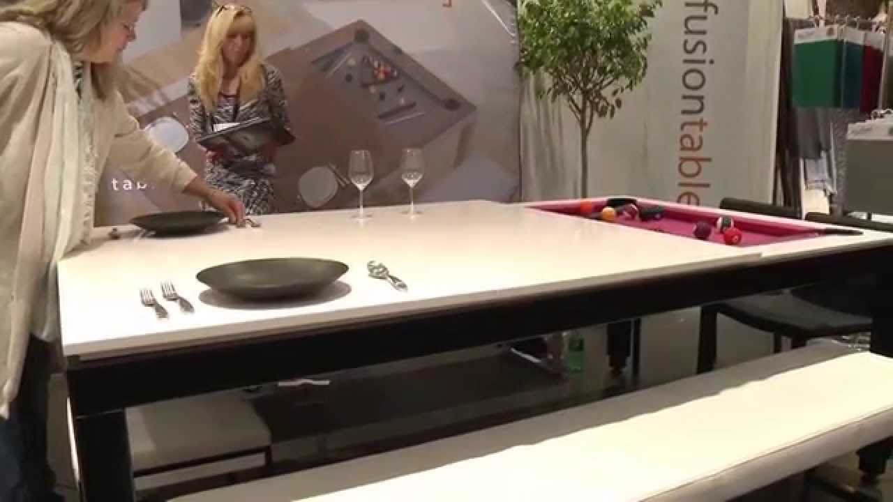 Fusion Tables Combination Pool and Dining Table: ICFF 2015