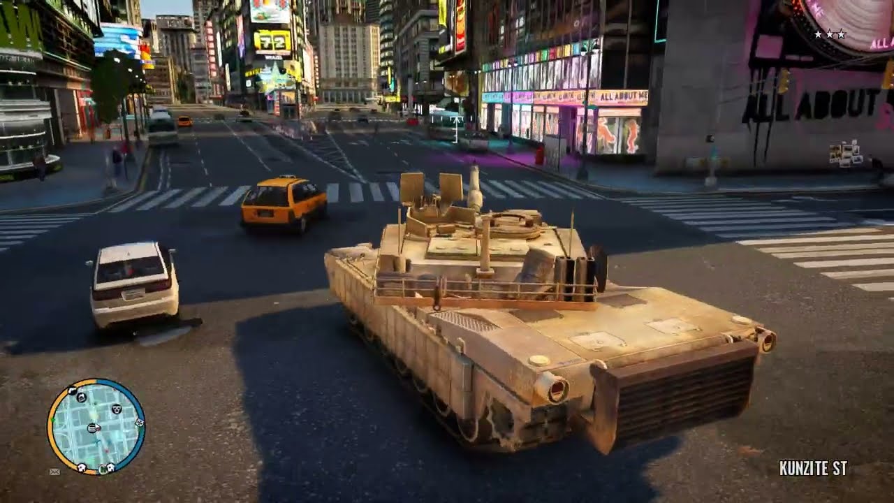 GTA 4 - Leon try tank