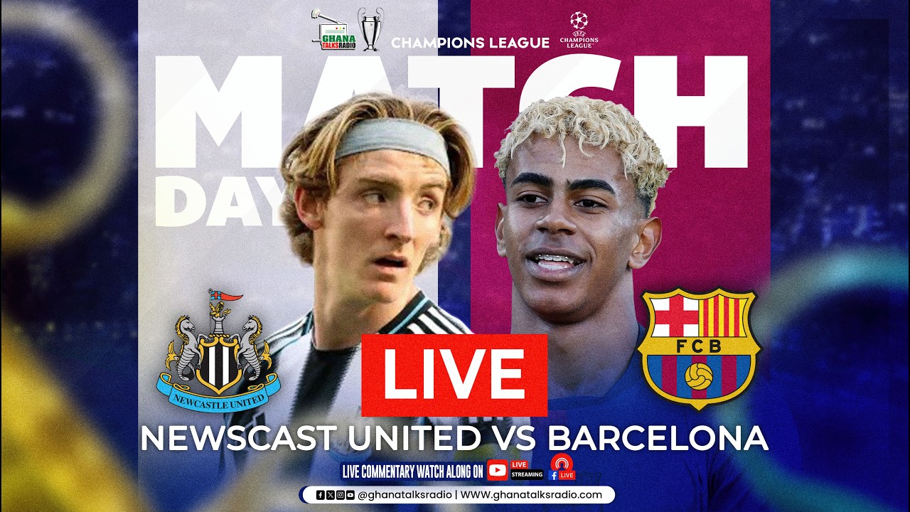 Newcastle vs Barcelona Live Stream | Champions League 25/26