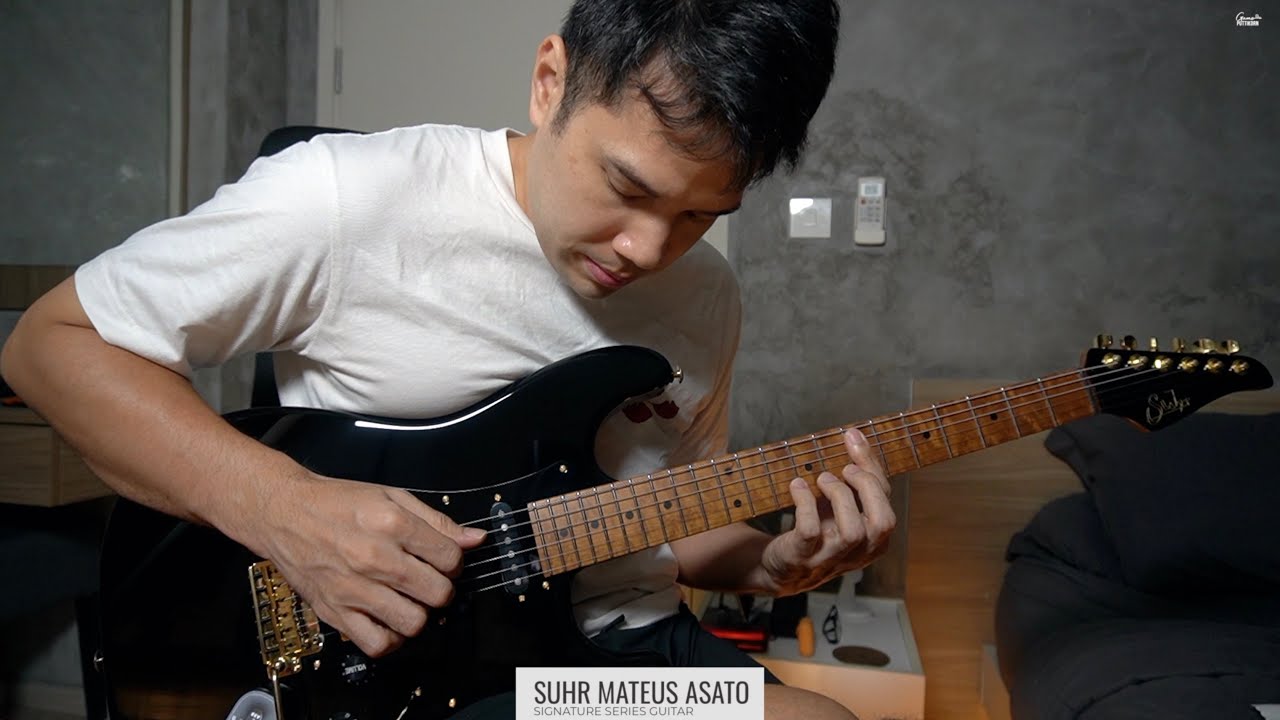All Tones…Suhr Mateus Asato Classic S Gloss Black - Game Guitarist