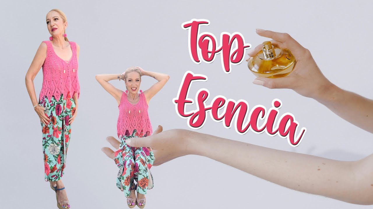 EL TOP DEL VERANO 🏖️ PARA TODAS LAS TALLAS ❣️ TEJE A CROCHET EL TOP MÁS FAVORECEDOR. TOP ESENCIA 🩷