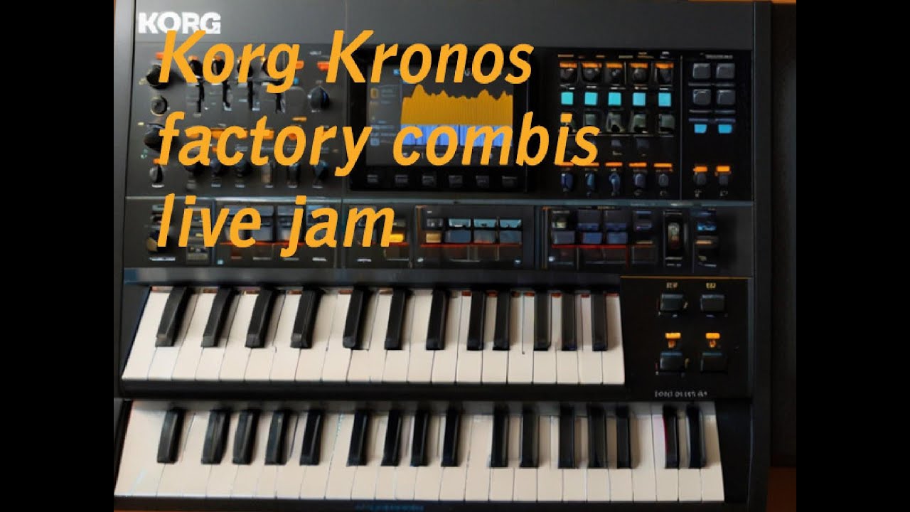 Korg Kronos factory Combis live jam 1