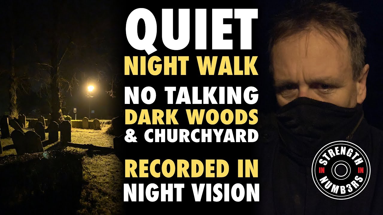 Night walk (dual camera footage)