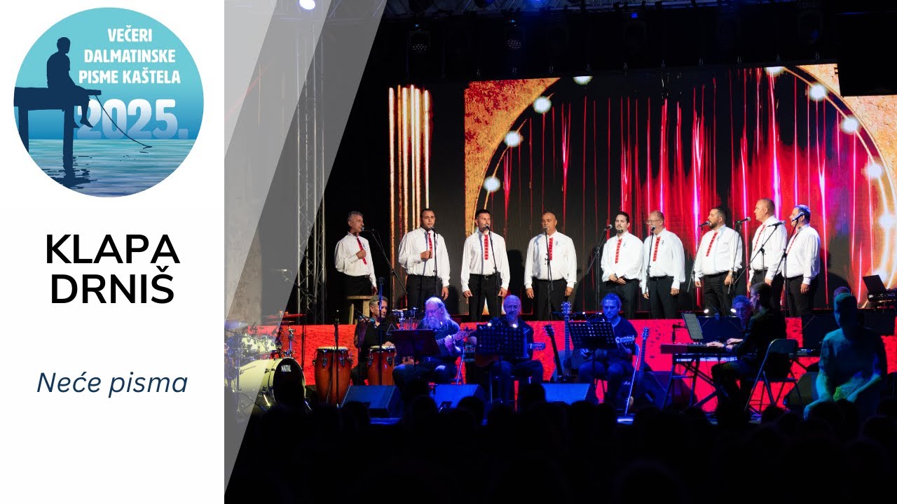 Klapa Drniš - Neće pisma [VDP 2025. - izvedba uživo]