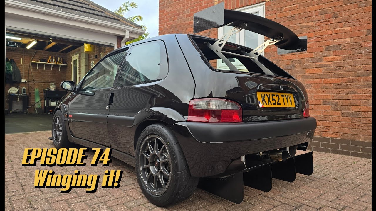 Проект 5AXO Ep74 — Citroen Saxo VTS Turbo мощностью 370 л.с. — Сборка заднего антикрыла