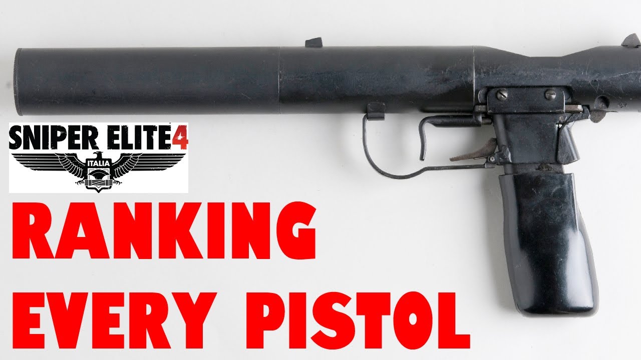 Ranking Every Pistol In Sniper Elite 4