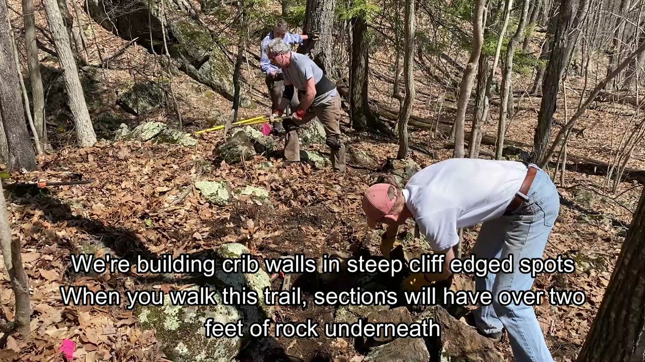 Sharon Land Trust - Hamlin Preserve Ledge Loop Trailwork Update