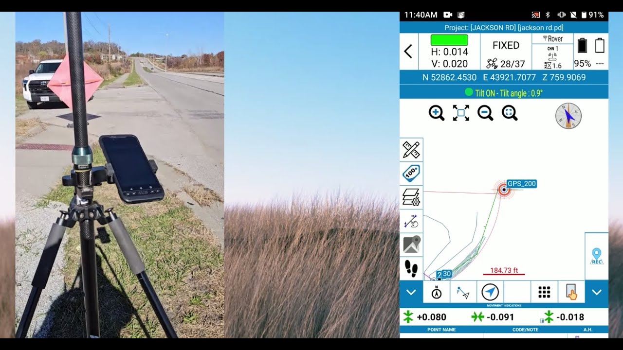 Stonex Cube A - Staking Out and Checking Points
