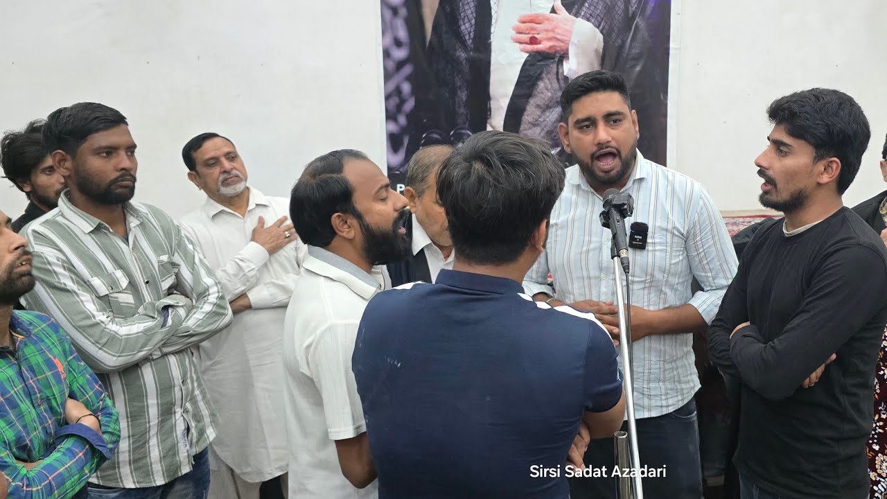 🔴Live Azadari Sirsi | Abbas Ao De Do Sahara Hussain Ko Noha Anjumane Ronaqe Aza Sirsi Sadat Azadari