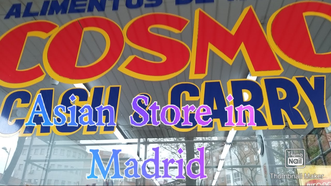 Asian Store in Madrid Spain