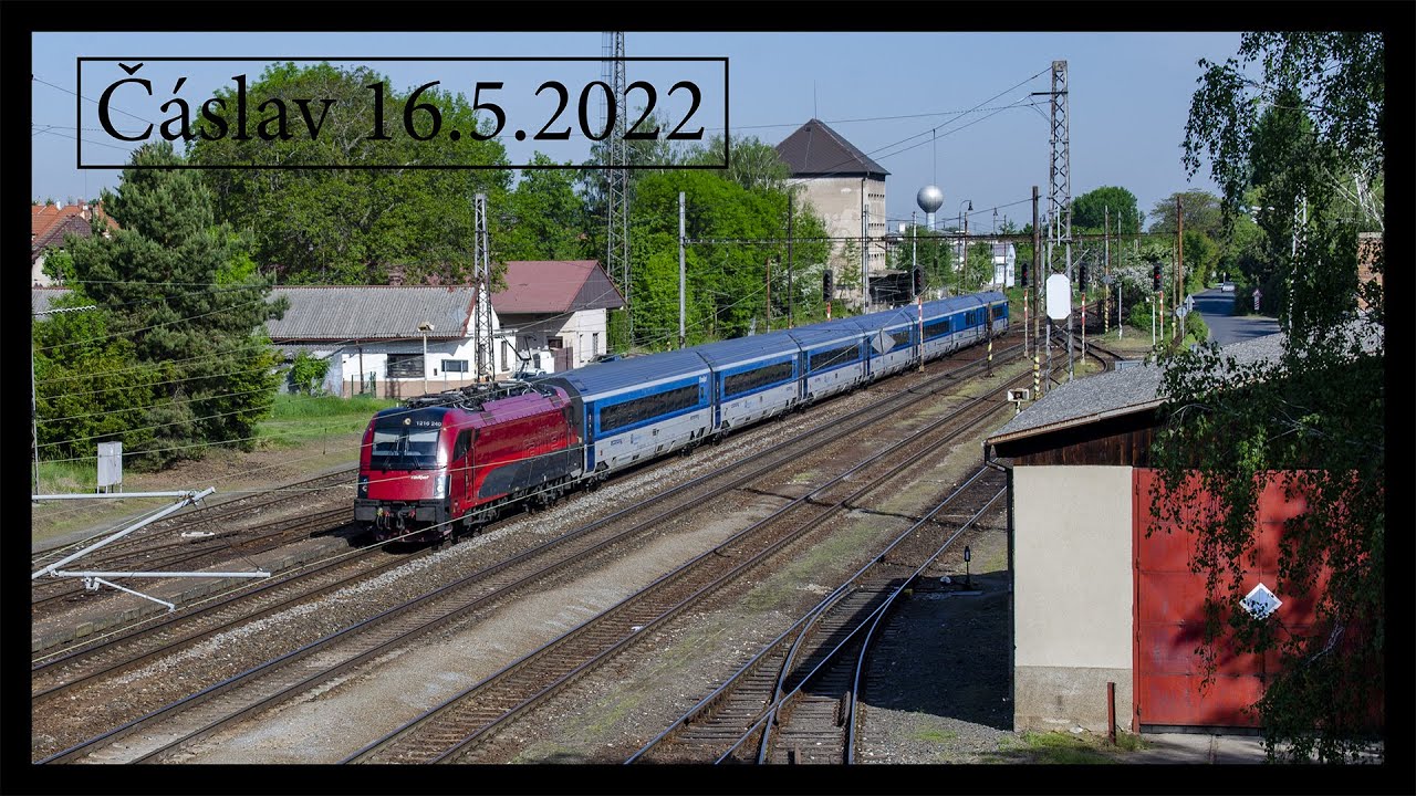 Vlaky Čáslav 16.5.2022