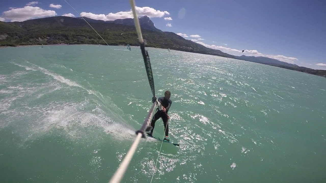 kitesurf lac de serre poncon