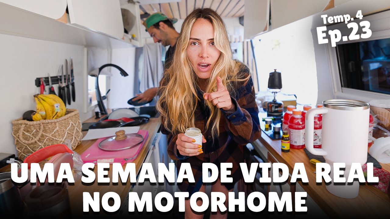3 anos e meio MORANDO em um MOTORHOME. Como &eacute; nossa semana. Ep 23.