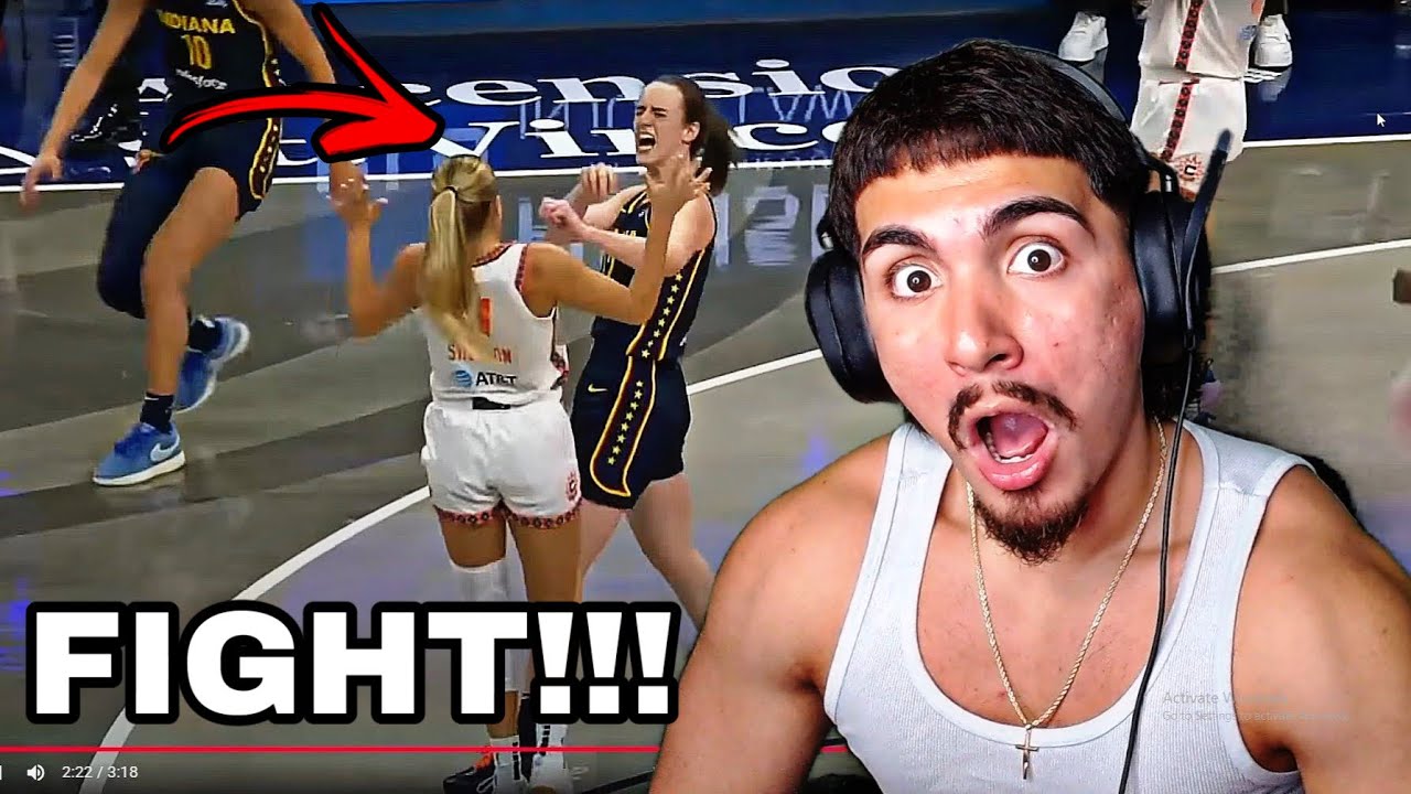 Caitlin Clark GETS IN A SCUFFLE!!! DanDaMan Reacts To Sun vs. Fever | FULL GAME HIGHLIGHTS