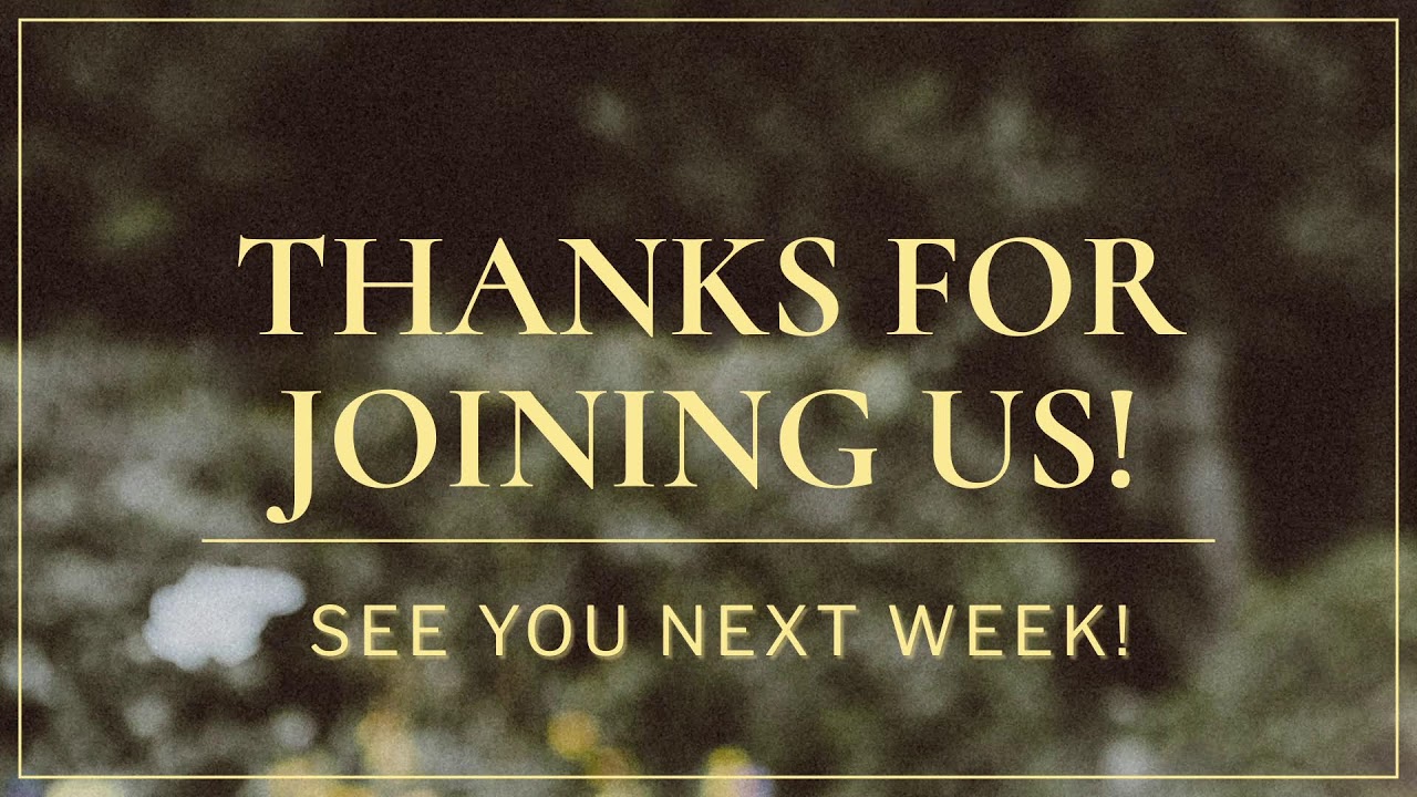 Join us LIVE for Sunday Worship (8:30 AM)