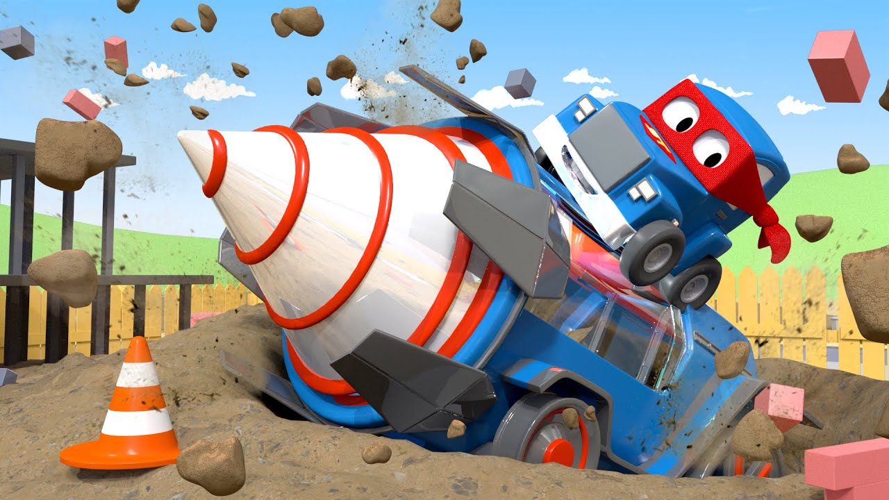 Gigantyczne Wiertło - Carl Super Ciężar&oacute;wka - Miasto Samochod&oacute;wd&oacute;w 🚚 ⍟ Bajki Dla Dzieci