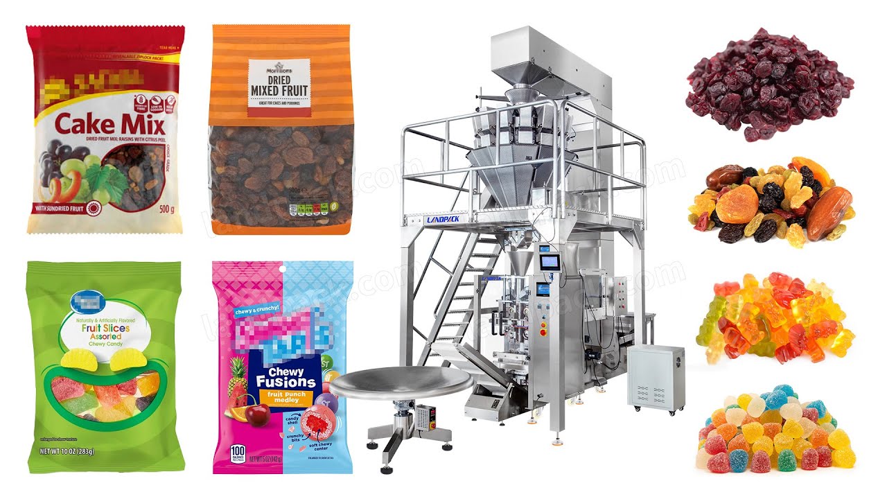 Automatic Dry Fruit Raisin Packing Machine Vffs Packaging Machine
