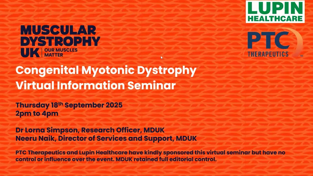 Congenital myotonic dystrophy information seminar