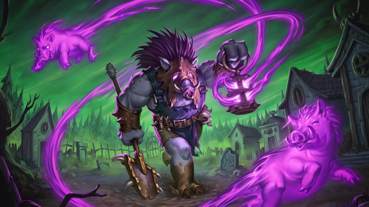 Quillboar - SPEEDPAINT - Hearthstone Fanart