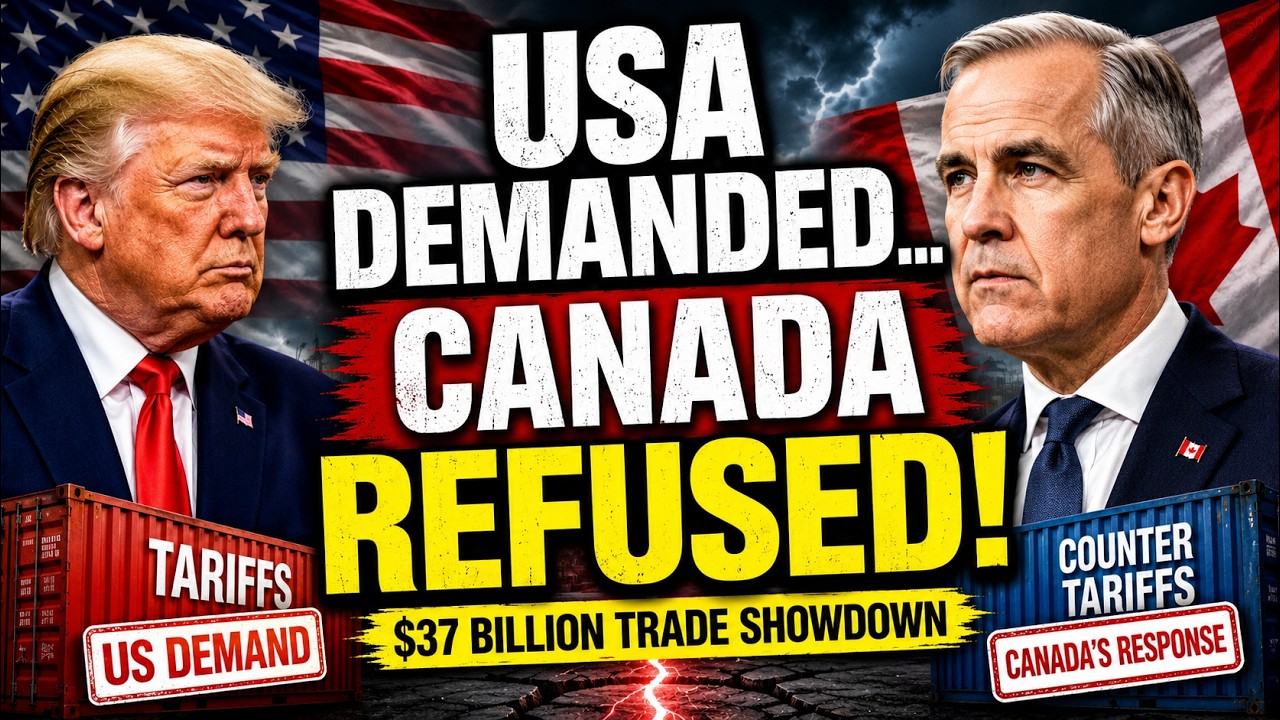 US vs Canada Trade War Escalates: The $37 Billion Tariff Battle Explained