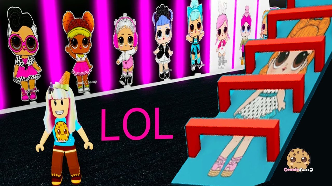 LOL OBBY ! Random Roblox Worlds Cookie Swirl C Game Video