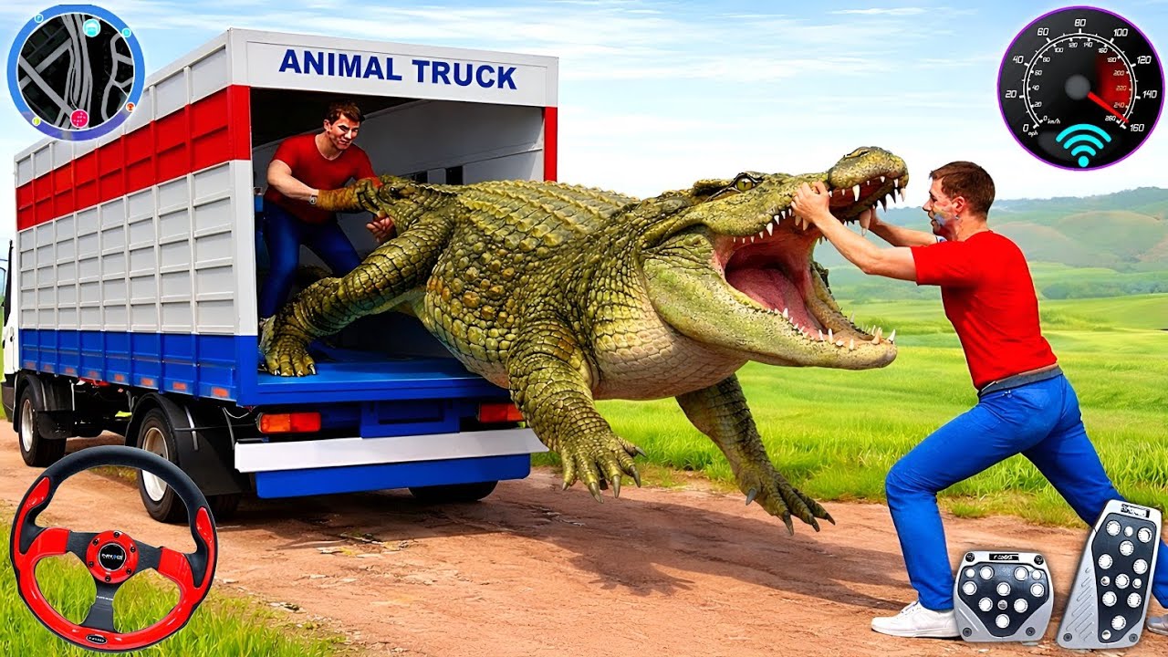 US Animal Cargo Truck 3D Game - Animal Transport Truck Driving - Android Gameplay