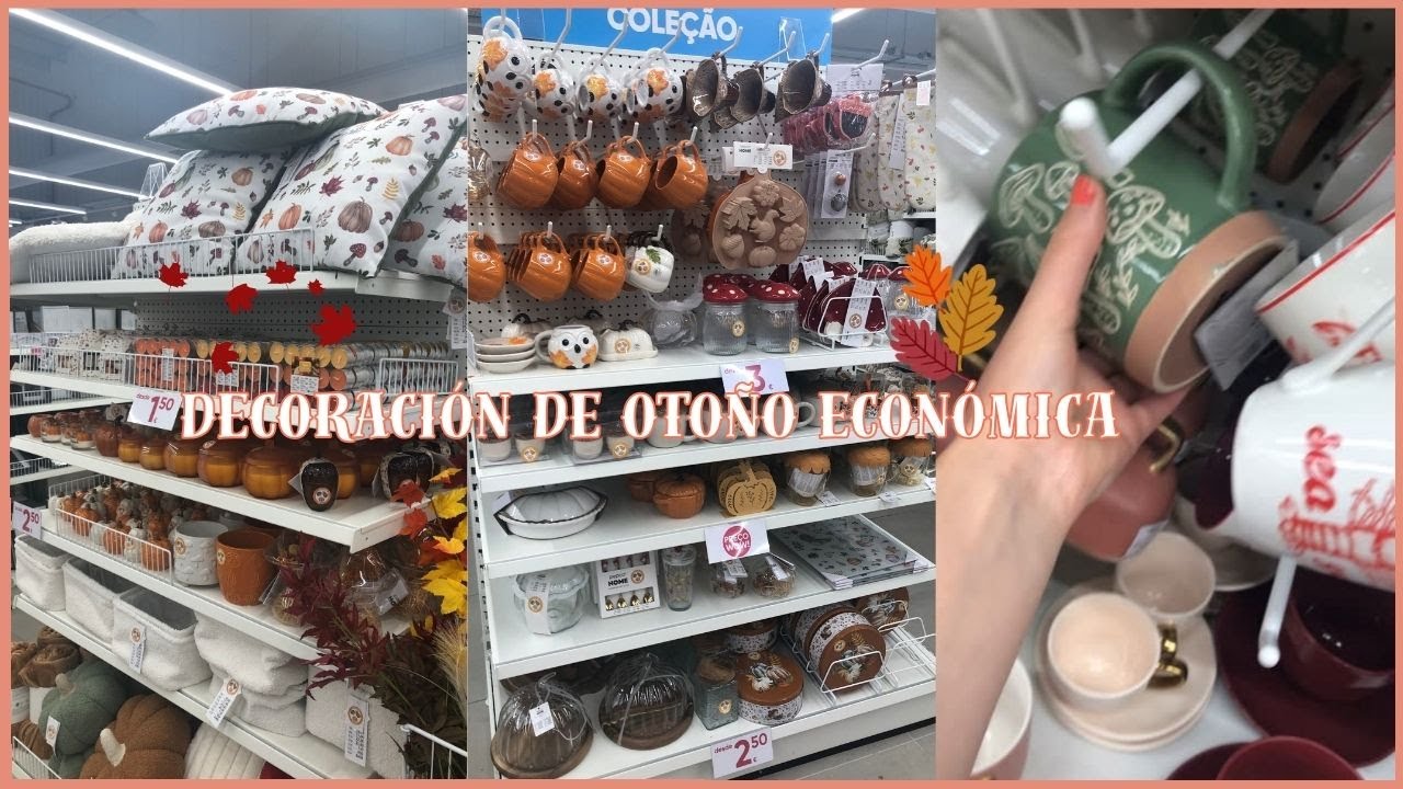 Decoración de otoño económicas e hermosas en Pepco.🍂🐿️