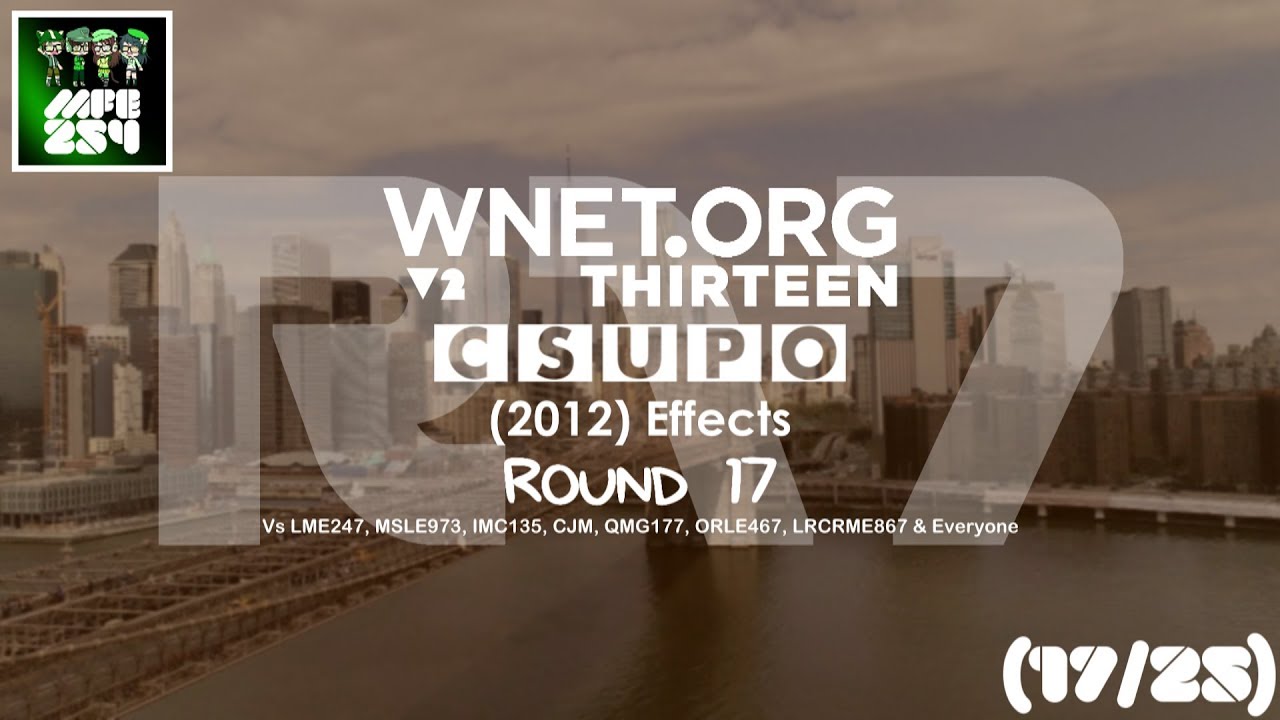 WNET.ORGTC V2 (2012) Effects R17 Vs LME247, MSLE973, IMC135, CJM, QMG177, ORLE467, LRCRME867 & EO