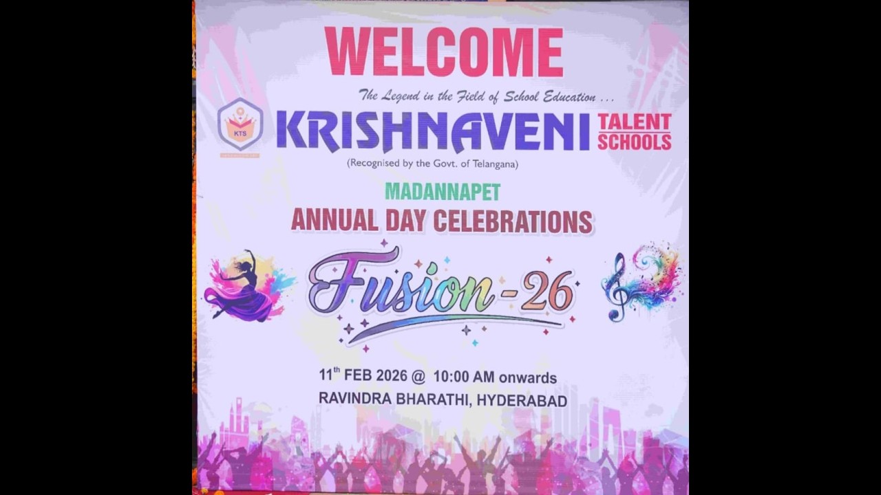 KRISHNAVENI TALENT SCHOOL-MADANNAPET- @11TH FEB-2026@RAVINDRA BHARATHI