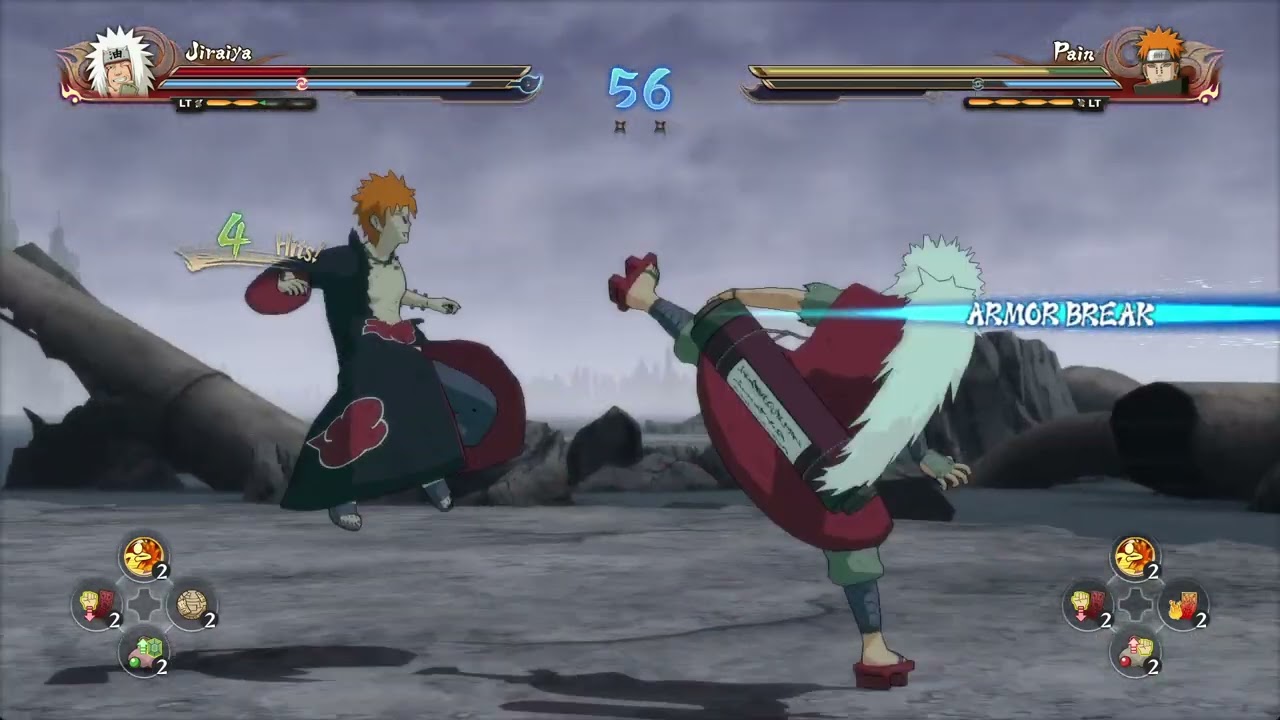 Jiraiya vs Pain – Guru vs Murid dalam Hujan Amegakure!
