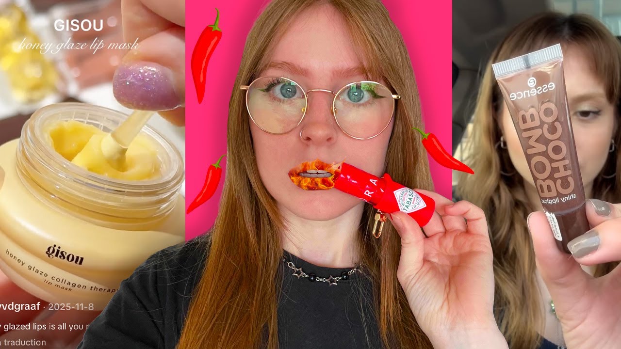 Je test des Lip Gloss Viraux et étranges de 2026 !