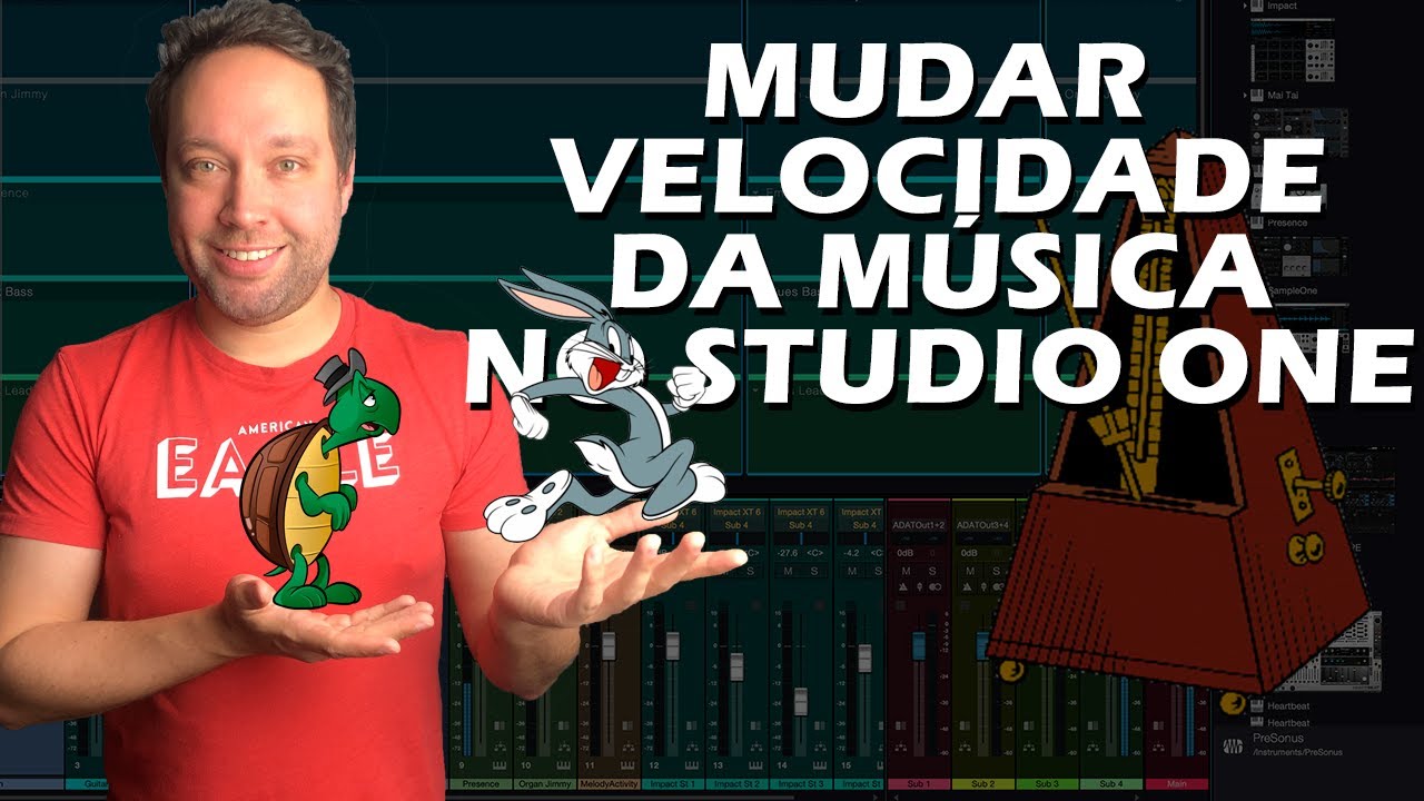 Como MUDAR A VELOCIDADE da Música no #StudioOne