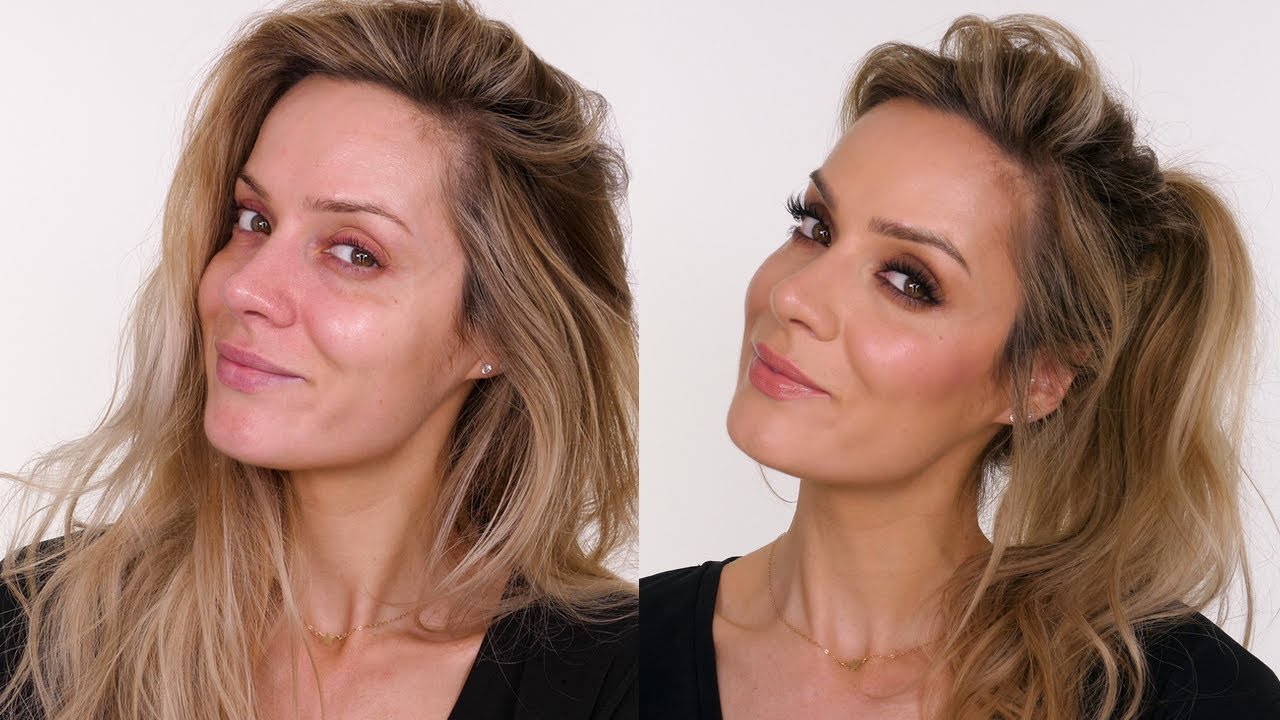 2 Eyeshadow Smokey Eye Tutorial PLUS Flawless Skin Talk Through | Shonagh Scott