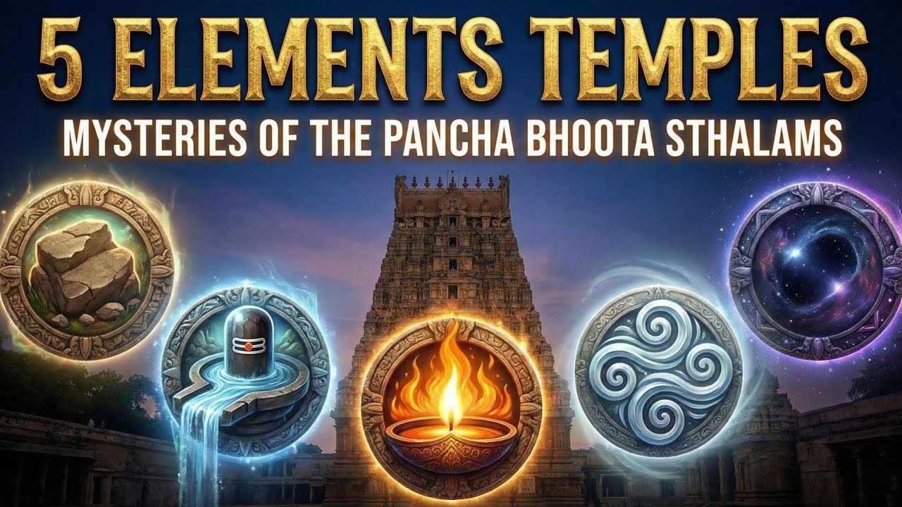 5 Elements Temples of South India | Malayalam