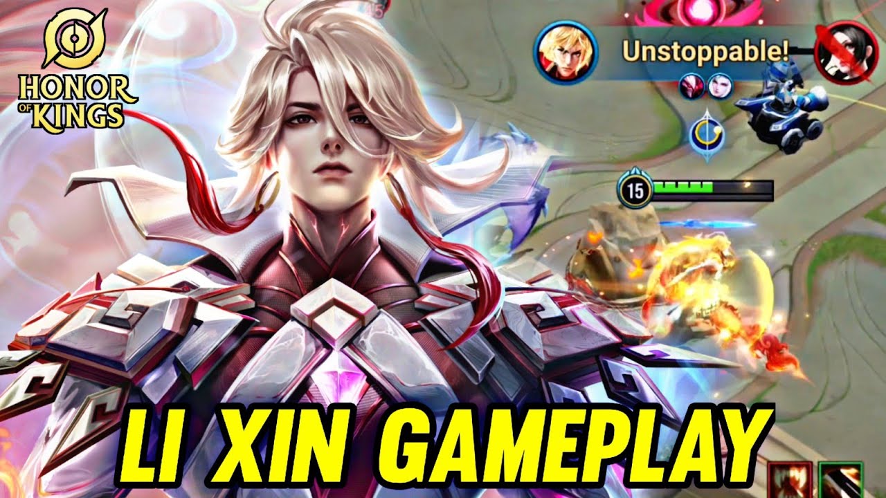 HOK : LI XIN GAMEPLAY | IN CLASH LANE - HONOR OF KINGS