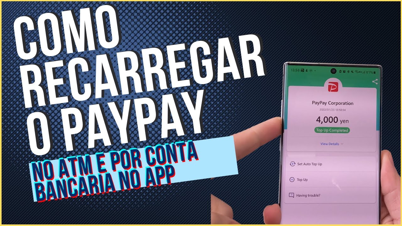 COMO DEPOSITAR DINHEIRO NO PAYPAY - ATM E CONFIGURANDO CONTA BANCARIA - Ep. 41