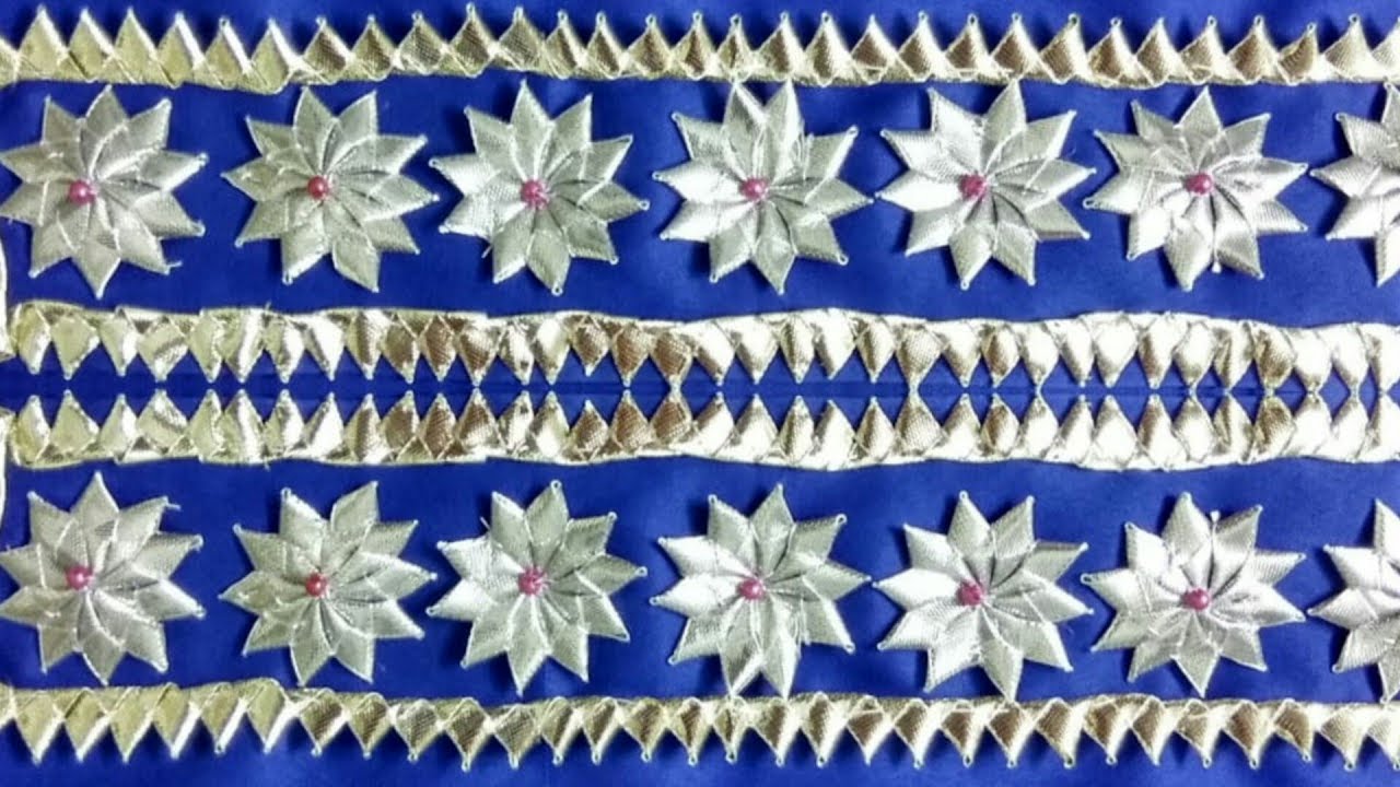 gota embroidery | gota flower | gota lace | gota Patti saree work | gota work