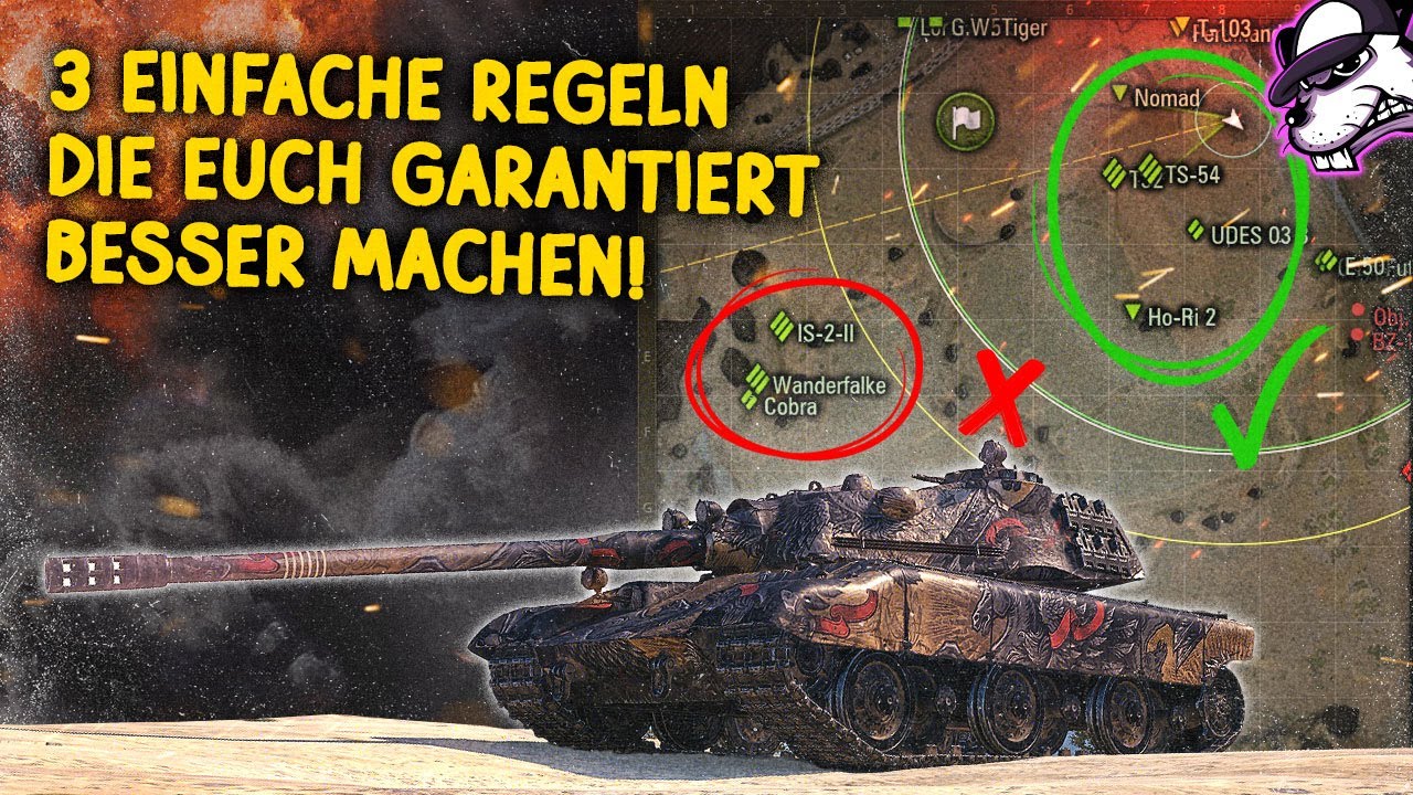 3 simple rules that are GUARANTEED to make you better in World of Tanks [Gameplay - German]