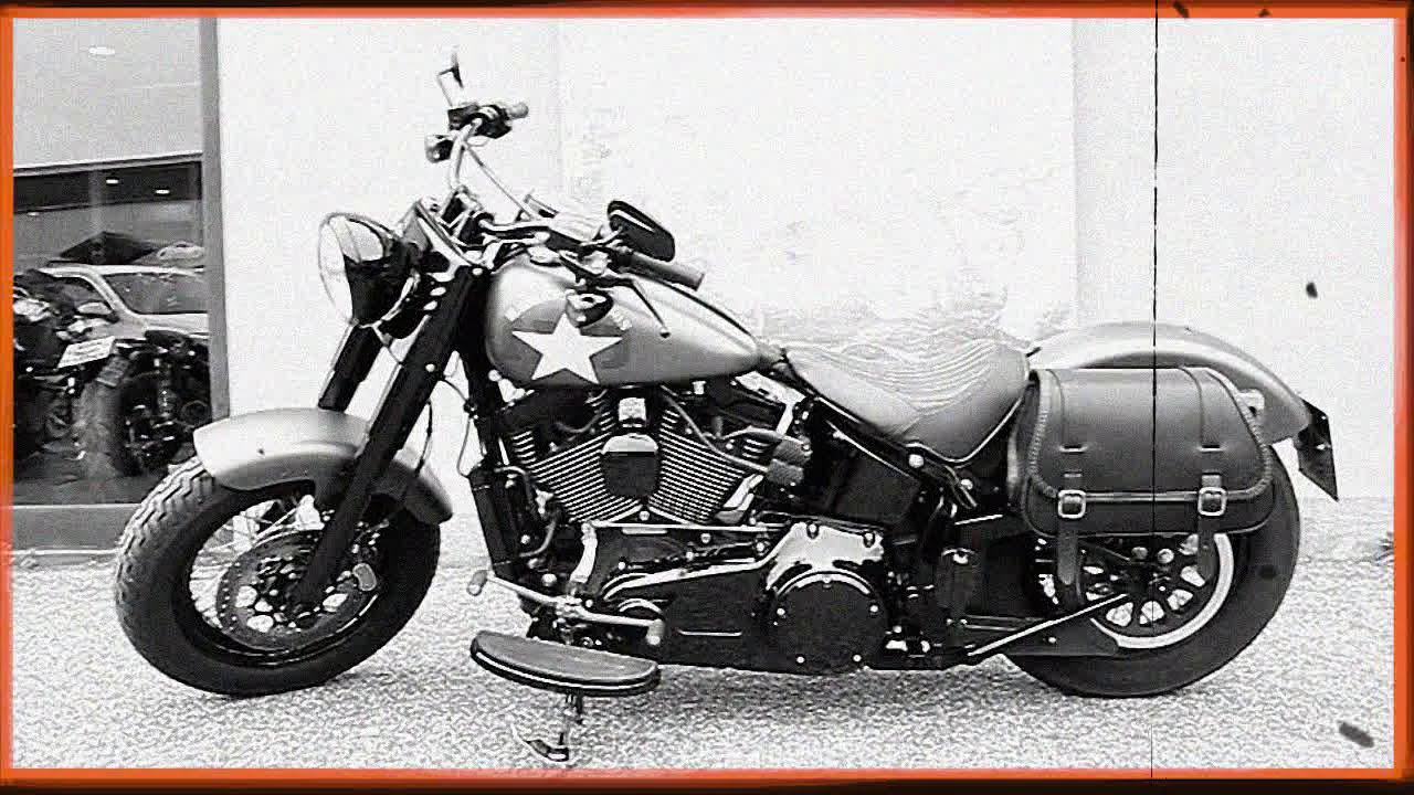 For H-D® SOFTAIL® SLIM® & SLIM S® BLACKLINE UNTILL 2017 - Saddlebag installation guide - ENDS CUOIO