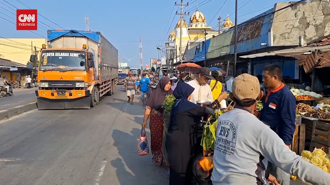 Waspada, 2 Pasar Tumpah di Brebes Biang Macet Arus Mudik